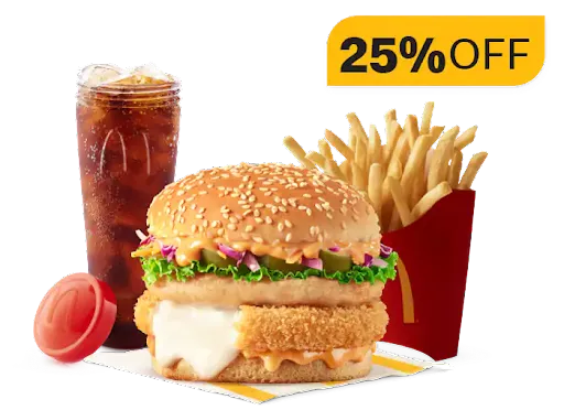 McSaver McCheese Burger Chicken Meal