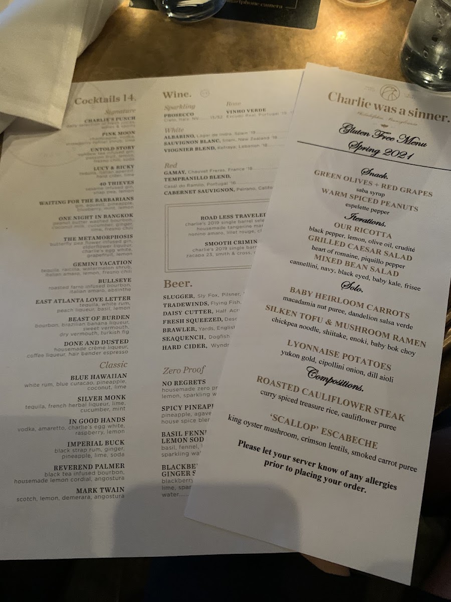 Menus