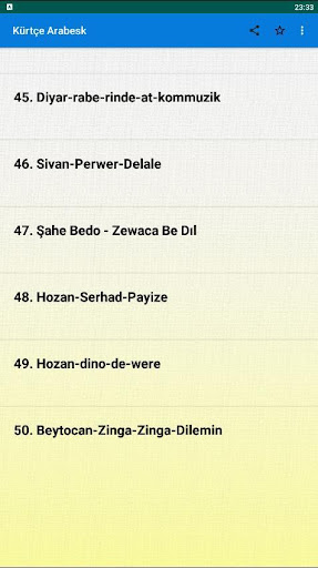 Kürtçe Arabesk-50 Şarkı-İnternetsiz dinle