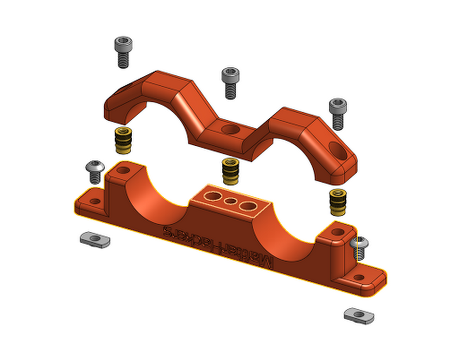 Bondtech QR Extruder Mount Dual Extruder for Lulzbot TAZ 5