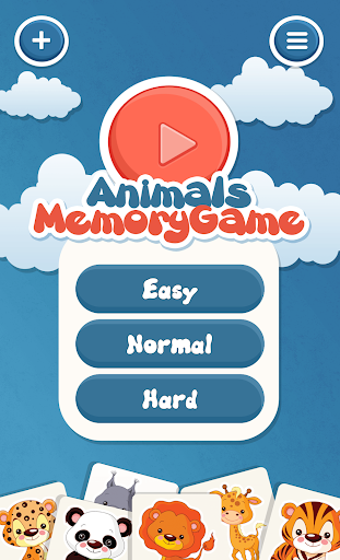 Screenshot Animals memory game for kids