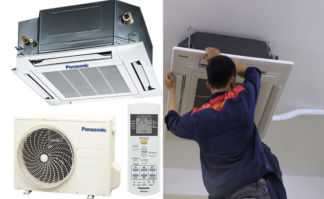 Máy lạnh công nghiệp âm trần 5 HP inverter Panasonic