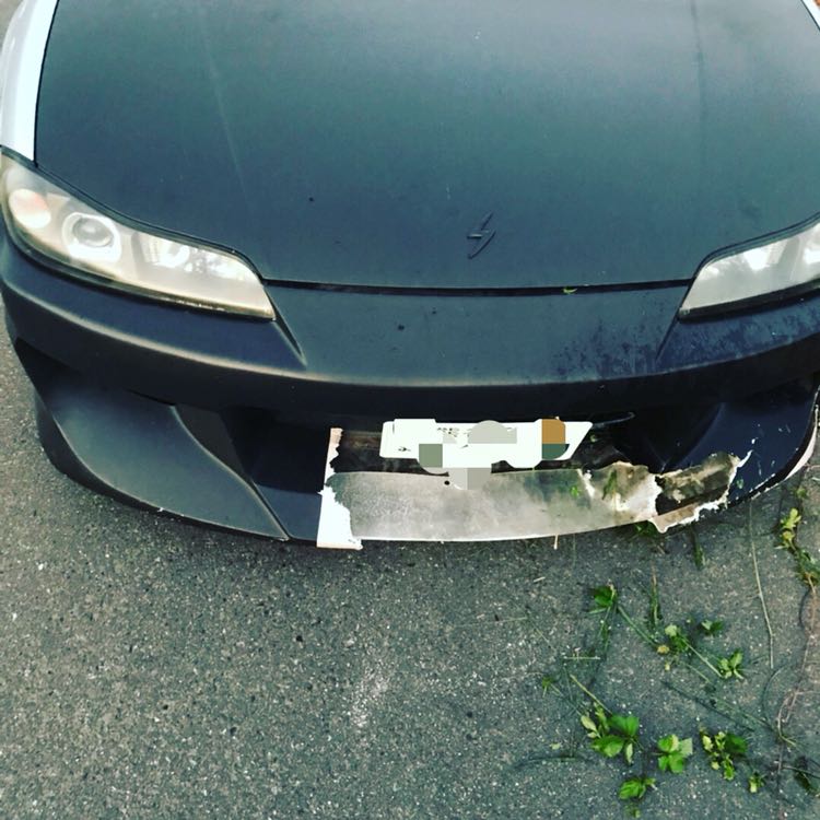 シルビアの単独事故に関するカスタム事例の投稿画像2枚目
