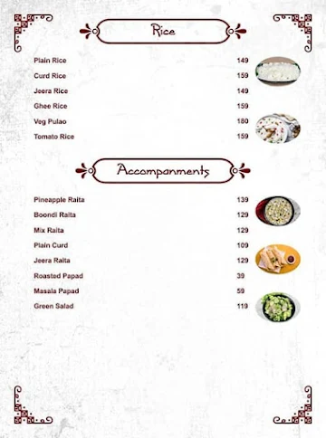 Biryani E Khaas menu 