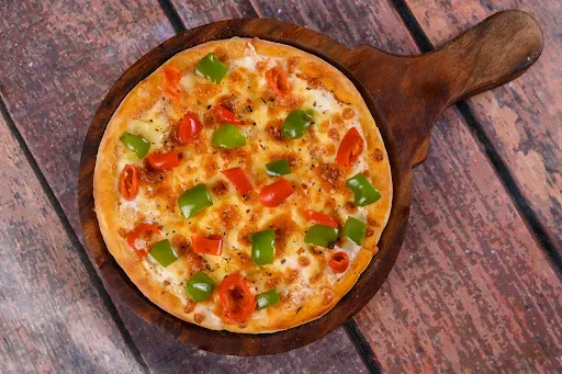 Red Pepper And Capsicum Cheese Pizza [7 Inches]