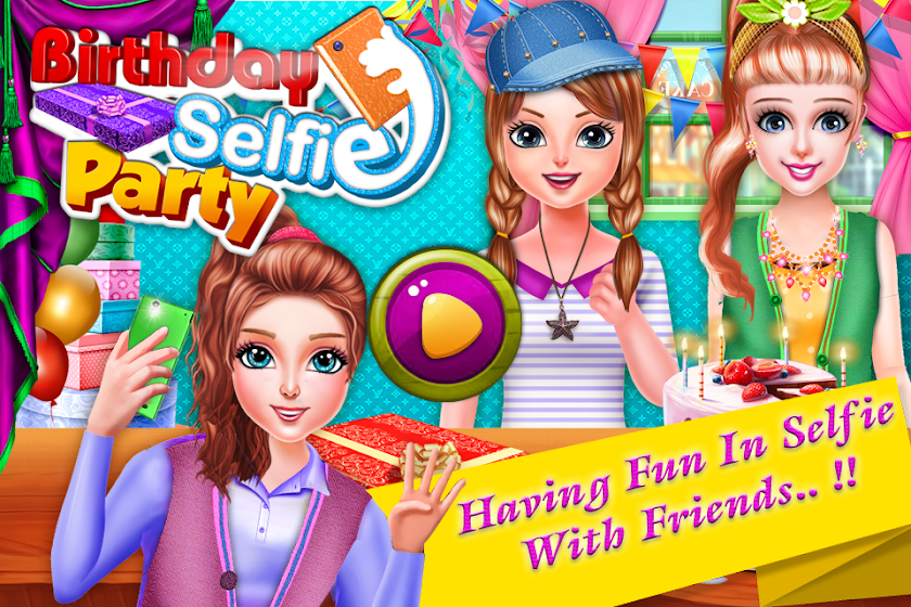Birthday Selfie Party Screen 1