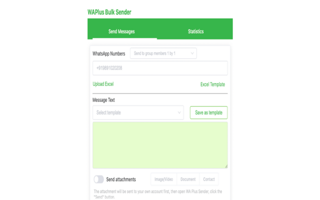 WAPlus Bulk Sender Preview image 3
