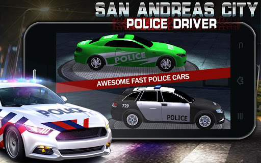 SAN ANDREAS市警察のドライバー