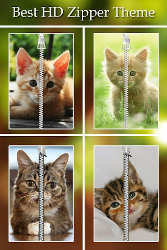 Kitty Cat Zipper Lock