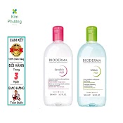 [ Chính Hãng ] Nước Tẩy Trang Bioderma 500Ml Cho Da Dầu Và Da Nhậy Cảm, Da Khô, Tẩy Sạch Da Dịu Êm