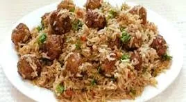 Veg Manchurian Fried Rice