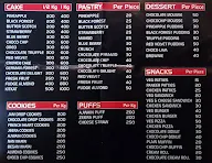The Cake Kingdom menu 1