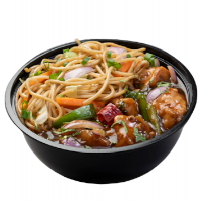 Paneer Munchurian Noodles Bowl