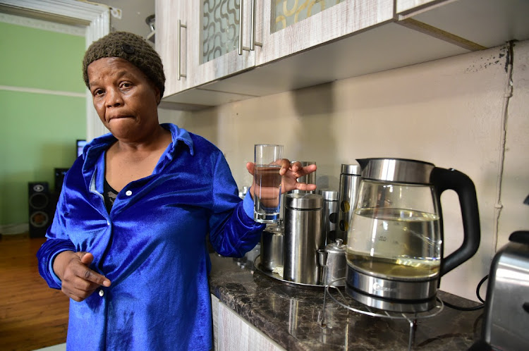 Sidwell resident Nolunut Bazi, 62, is not happy about the suburb’s water quality