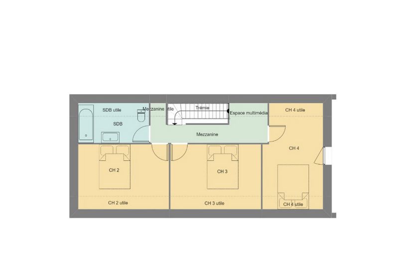  Vente Terrain + Maison - Terrain : 580m² - Maison : 91m² à Lancieux (22770) 