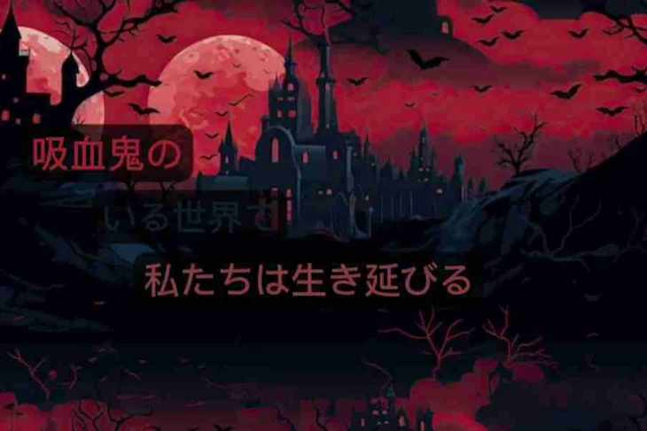 「吸血鬼のいる世界で私たちは生き延びる」のメインビジュアル