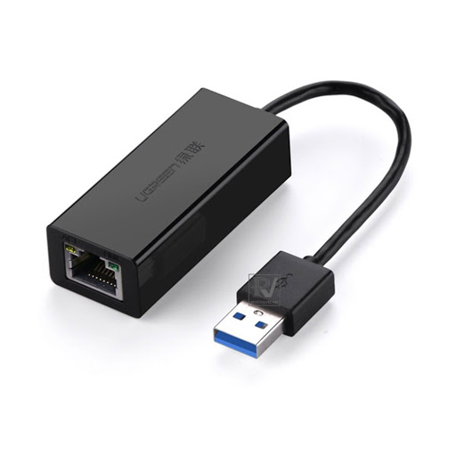 Cáp chuyển USB 3.0 to Lan hỗ trợ 10/100/1000 Mbps chính hãng Ugreen UG-20256