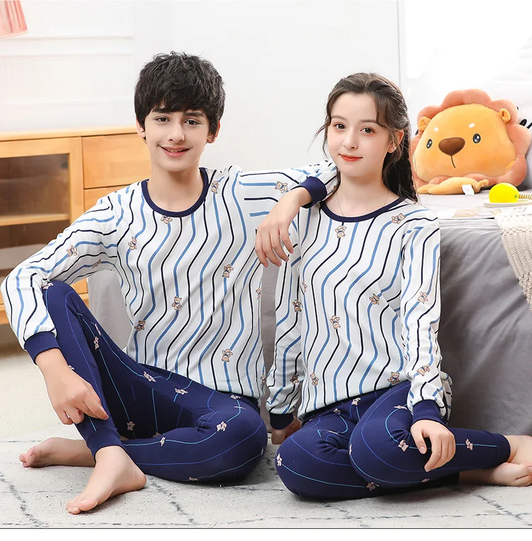 Title 10, Childrens Pajamas Cotton Boys Base Teen Under...