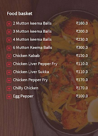 Food Basket menu 2