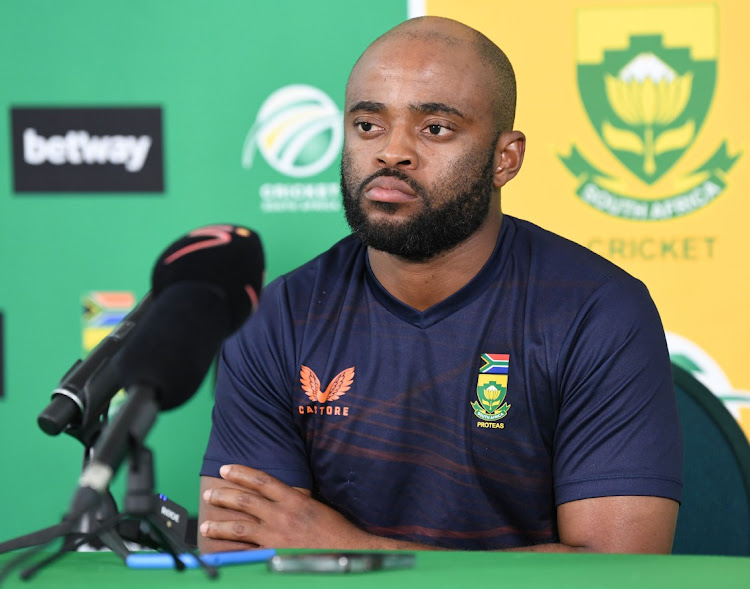 Temba Bavuma of the Proteas.