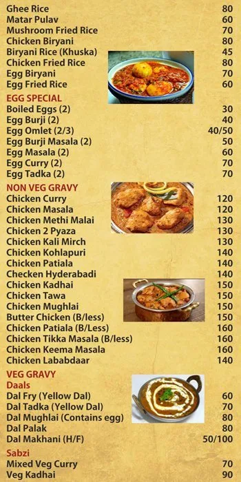 Punjabi Family Dhaba - Fauji Da menu 