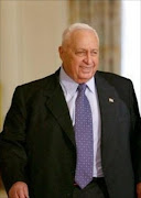 Former Israeli PM Ariel Sharon at a visit to the White House, April 2004.