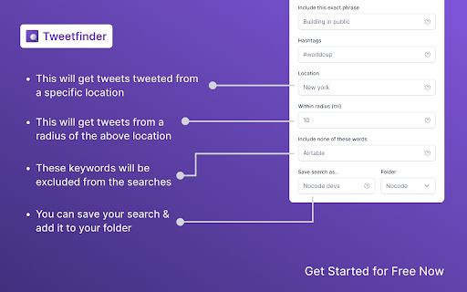 Tweet Finder