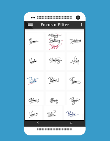 Focus N Filter Original Screen 2
