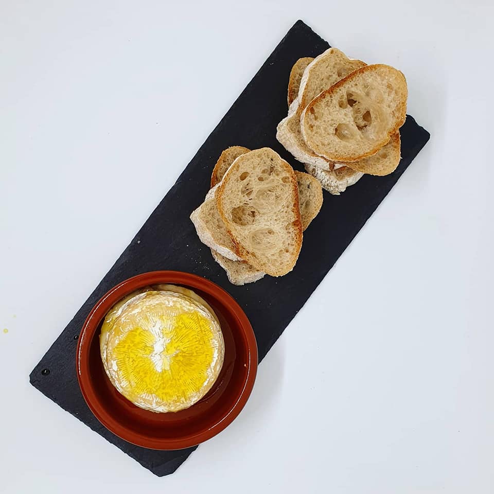 Baked Brie with Truffles and House Sourdough (GF)