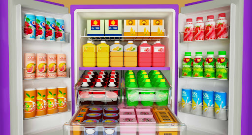 Screenshot Fill Up Fridge：Organizing Game