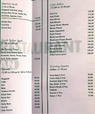 Suvai Restaurant Veg menu 2