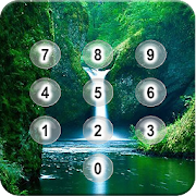 Water Fall Pin Screen Lock  Icon