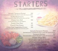 J's Cafe menu 6