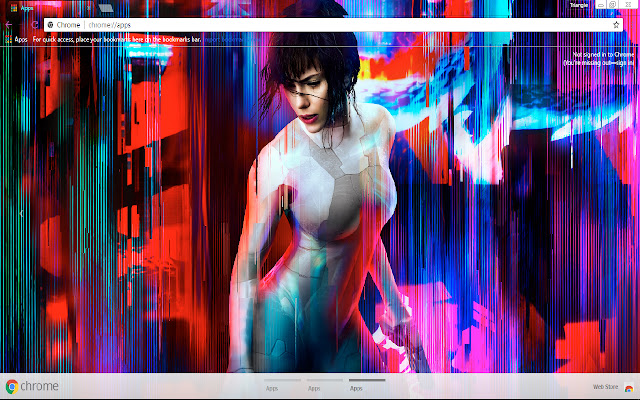 Ghost in the Shell 1920X1080 chrome extension