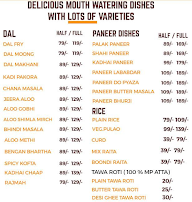 Paratha Paradise menu 3