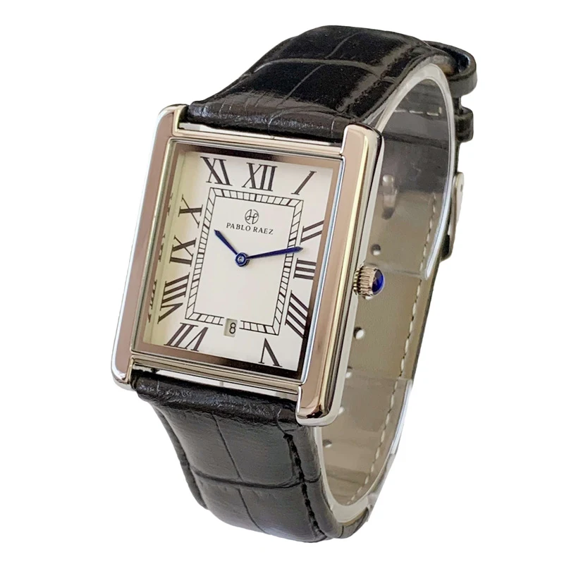 Reloj Casual con Correa y Esfera Cuadrada de Moda Perfecto para uso diario. Diseño elegante y práctico para cualquier ocasión. Un accesorio imprescindible.