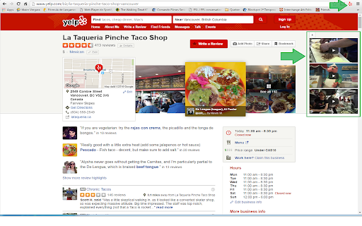 Yelptube extension