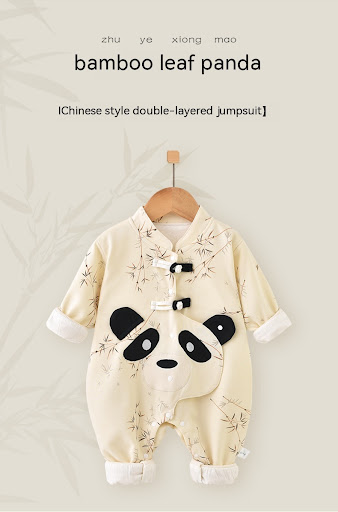Title 2, Newborn Jumpsuit Double Layer Thickened Rompers...