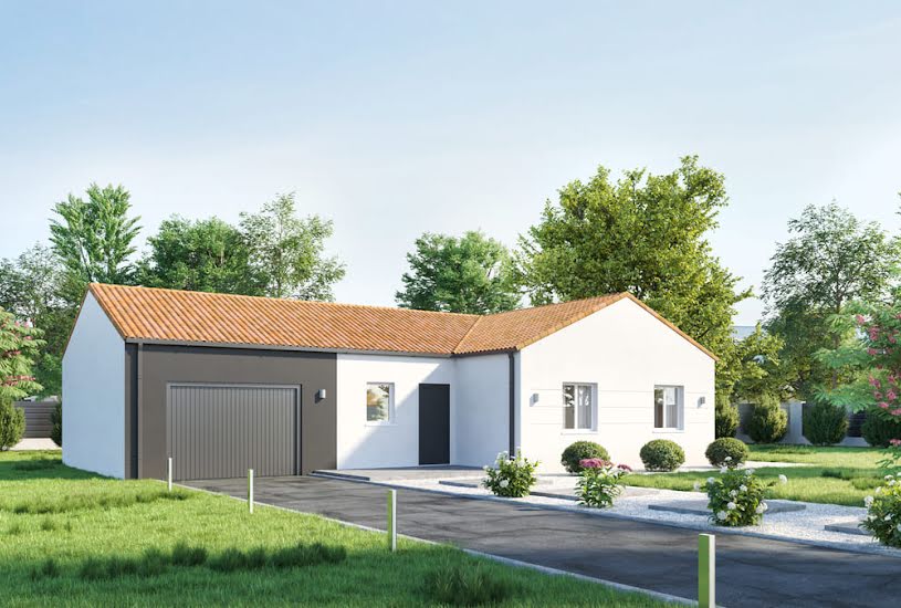  Vente Terrain + Maison - Terrain : 487m² - Maison : 89m² à La Chaize-le-Vicomte (85310) 