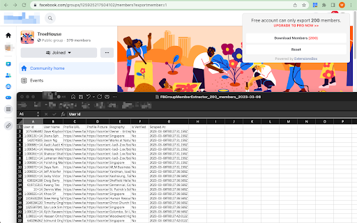 Group Member Exporter for Facebook™