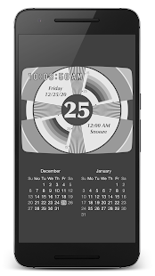 PsPsClock "Monosco" - Music Alarm Clock & Calendar - náhled