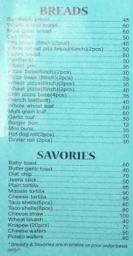 Bread's Villa menu 7