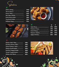 Cheeni Mitti menu 1