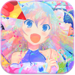 Anime Girl Coloring Book  Icon