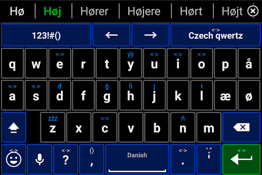 Danish Keyboard Emoji Diction
