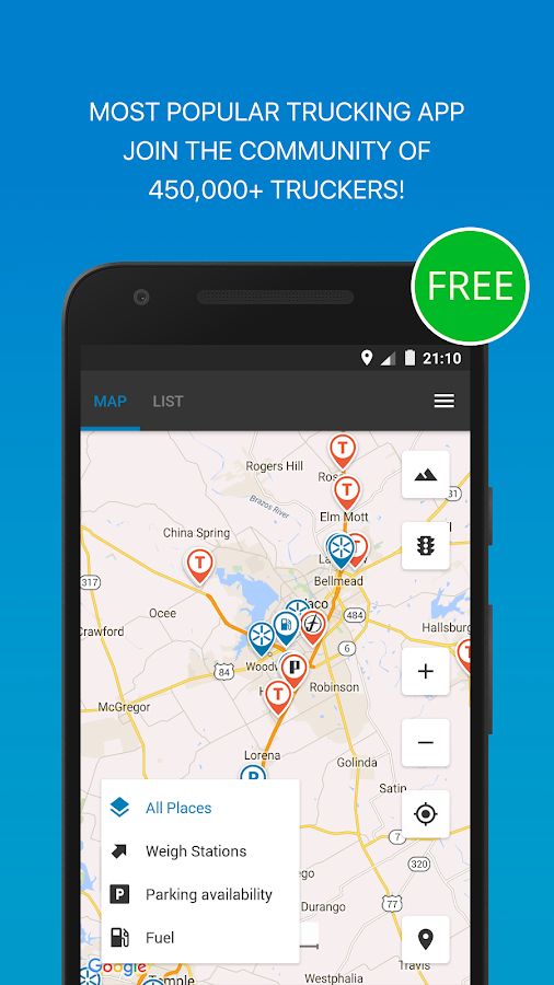 Map App For Truckers 