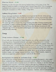 The Histroy Cafe menu 2