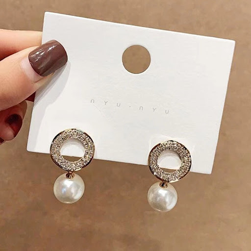 Title 5, Fashion Pearl Cute Female Earrings, designed to...