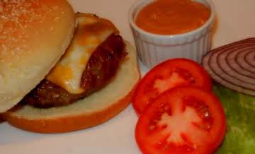 Smokehouse Bacon Cheeseburgers with Barbecue Mayo