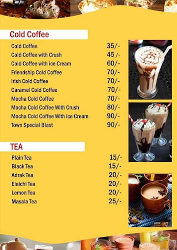 Cafe Dot Com menu 